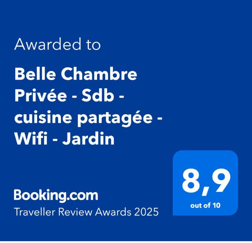 Belle Chambre Privee - Salle De Bain - Jardin - Wifi - Wissembourg Exterior photo